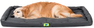 Крісло-ліжко для собак великих порід Ferplast: ортопедичне, чорне, 61x46x5 см (L 66 x B 107 x H 5 см), водовідштовхувальне, знімний чохол