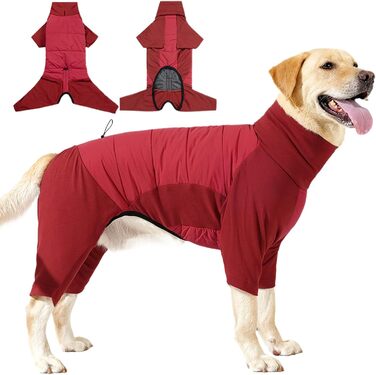 Водонепроникний зимовий одяг для собак: теплий манжет, одяг для цуценят, прогулянки, походи, кемпінг, червоний XL