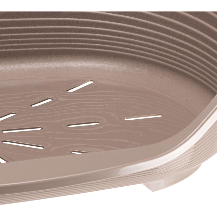 Крізьле для собак та котів Ferplast Siesta Deluxe, пластикове, 43x28x17.5 см, 49x36x18 см, сірий (Taubengrau), миється, з вентиляцією, антиковзаюче