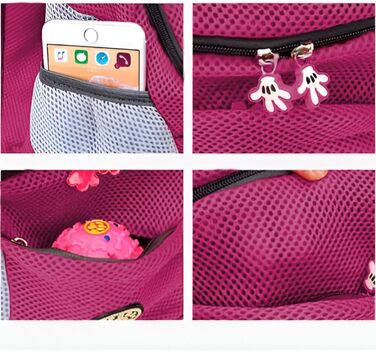 Рюкзак-переноска для собак і котів до 10 кг, рожевий: зручний для подорожей, прогулянок та хандерінгу