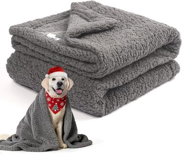 Водонепроникний плед для собак Mora Pets, Extra Dick & Super Warm, 203x152 см, сірий
