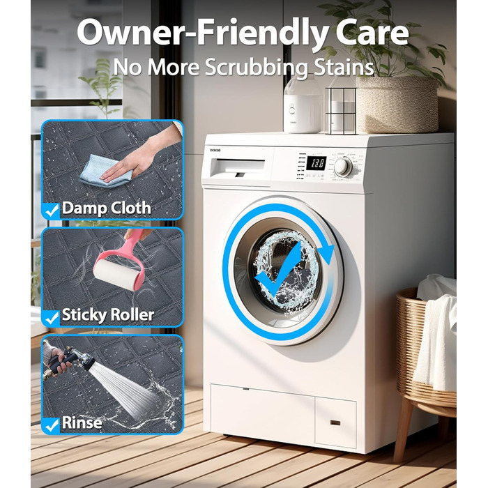 Захисний чохол на сидіння для собак PetGenie, військовий захист 10 шарів, безпека 12 точок, водонепроникна підстилка з твердим дном для SUV