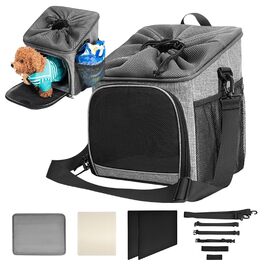 Кошик для собак на велосипед | Легкий, знімний тримач для собак з дихаючого матеріалу для покупок, гір та саду