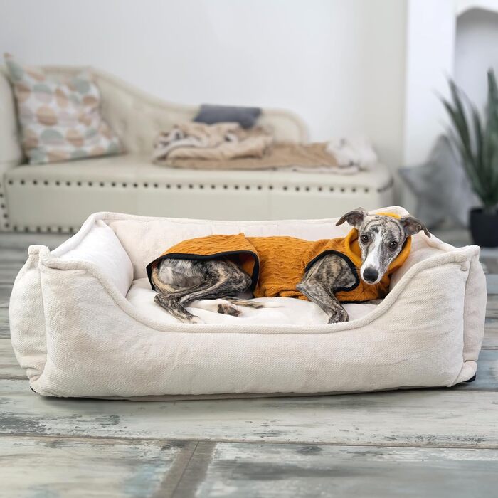 4L Textil IRIS: Ортопедичне собаче ліжко Premium-LINE з Memory Foam (80x60 см)