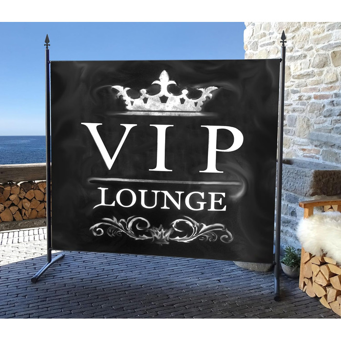 Ширма QUICK STAR Paravent з тканини, 180 x 178 см - для дому, саду, балкону