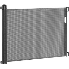 Захист для воріт Naizy Rollo 0-150см: сітка для собак, захист від дітей, ролетний тип, чорний 150см