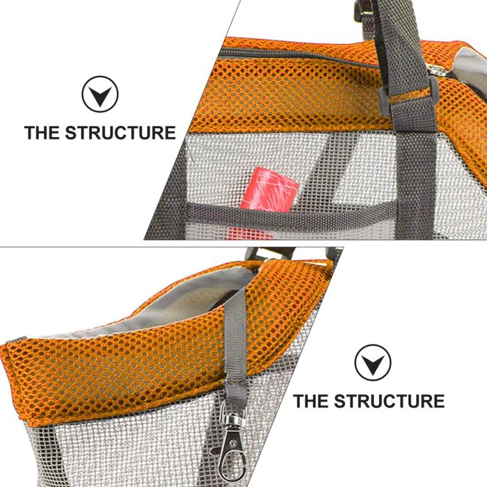 Транспортувальна сумка для собак та котів iplusmile - велика, дихаюча, з нейлону, з підкладкою та регульованим ременем