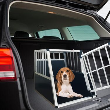 Кіяж для собак MaxxPet: переноска для авто, велика, 65x91x69 см, алюмінієва