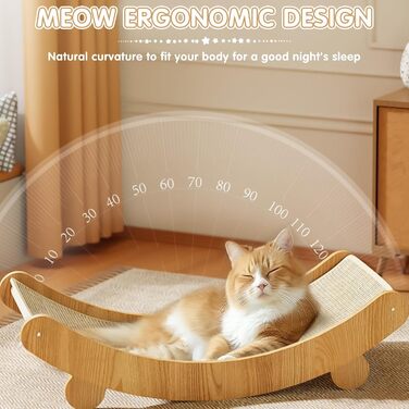 Котячий когтетоп з сизалю: когтеточка, лежанка, диванчик для котів. Великий когтетоп