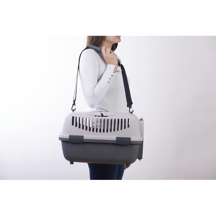 Транспортний бокс для котів та собак Nomade 2 - міцний бокс з поліпропілену, 55 x 36 x 35 см, до 8 кг