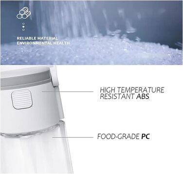 Водяна пляшка для тварин 420 мл, складна, портативна, для котів та собак, біла