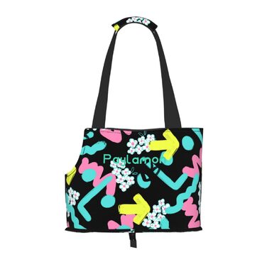 Сумка-переноска для котів та собак Paylamon, складана, для подорожей, з графіті