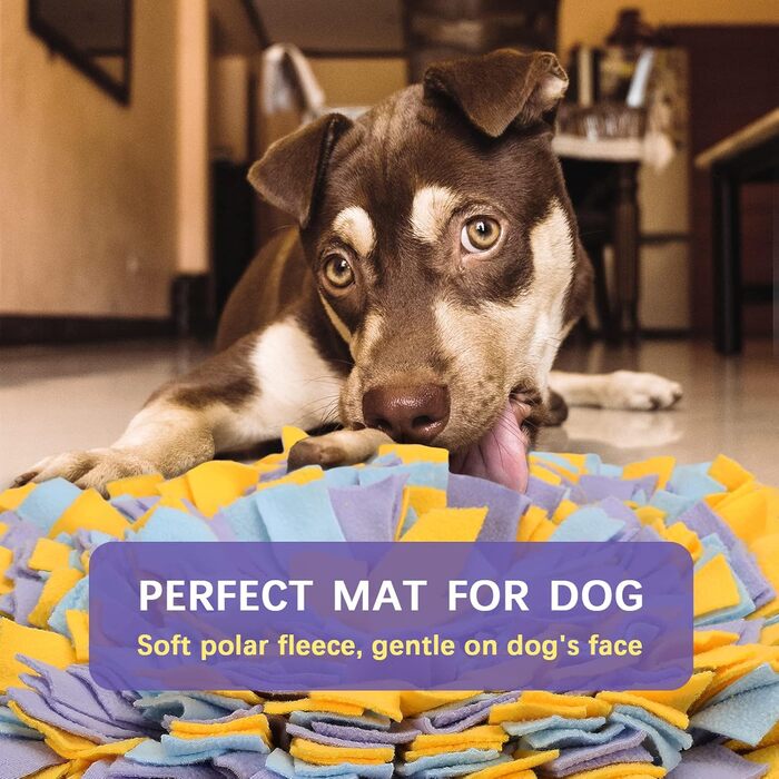 Нюхальна килимок для собак, маленький, великий, для носової роботи, годівниця, міцний нюхальний килимок, інтерактивна іграшка-пазл для домашніх тварин для природного пошуку їжі, тренування та зняття стресу