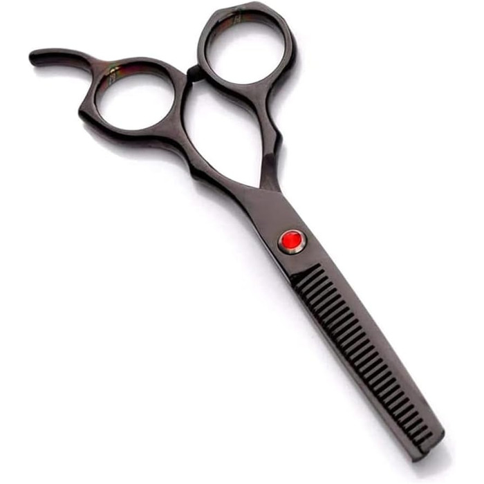 Професійна ножиця для собак, вигнута ножиця, ножиці для стрижки шерсті собак, набір з нержавіючої сталі, спеціально для стрижки шерсті тварин (чорний)