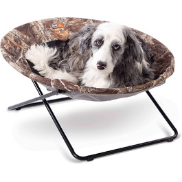 К&H Pet Products Підвищене затишне ліжко для тварин, Realtree Edge, велике, 76 см, 76 x 76 x 43 см