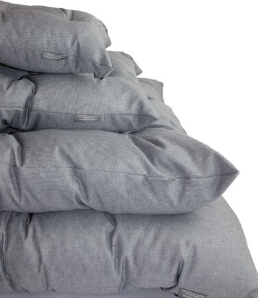 Ортопедичне ліжко для собак Mayaadi-Home: м'який лежак, килимок, матрац для собак (XL, 100x80 см, сірий)