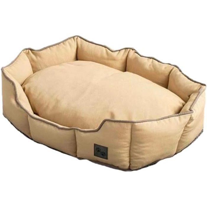 Ліжко для котів та собак English Home, 40x60x17 см, бежеве. Знімний чохол, машинне прання