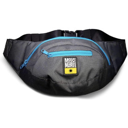 Сумка для тренування собак Max & Molly з декількома відділеннями, диспенсер для відходів, регульований розмір, блакитна