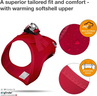 Шарнірний жилет-штормовий (2XS, Червоний)