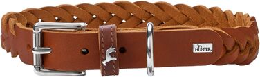 Нашийник HUNTER Solid Education Special S (45 см), коньячний, натуральна шкіра, для собак