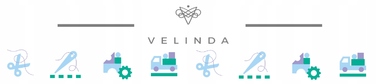 Автомобільний килимок з пластику Velinda 4XL, синій, 40 x 100 см