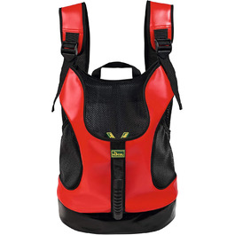 Рюкзак-переноска для собак та котів до 8 кг, червоний, розмір one-size (102 x 51 x 89 см)