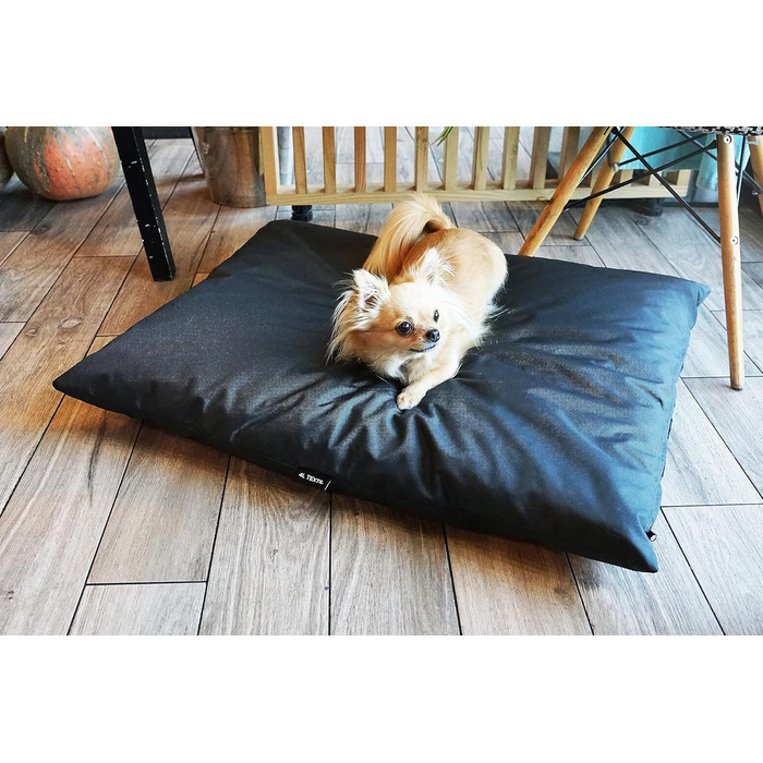Водонепроникне собаче ліжко 4L Textil ZOE для собак середніх порід (60x50 см, графіт)