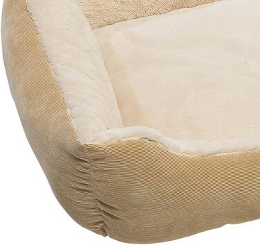 М'яке ліжко для собак та котів, бежеве, 60x50 см