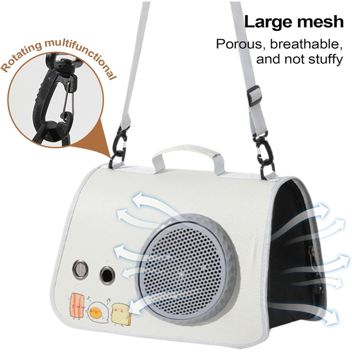 Транспортна сумка для котів – переноска для тварин з плечовим ременем – органайзер для подорожей, кемпінгу та прогулянок