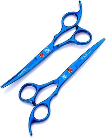 Набір професійних ножиць для грумінгу домашніх тварин 6.0 дюймів, професійний нержавіючий сталь, для грумінгу, салонів та перукарів