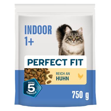 Сухий корм для дорослих котів Perfect Fit Indoor 1+ з куркою, 7 кг