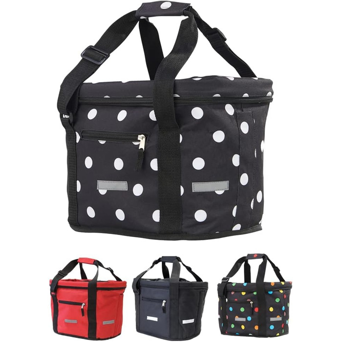 Фридріх Бухель Кошик для велосипеда спереду | Сумка для покупок | Складаний | Кошик для велосипеда з експрес-кріпленням для швидкого встановлення та зняття | Кошик для велосипеда спереду, кошики для велосипедів, велосипедна сумка, аксесуари для велосипеда