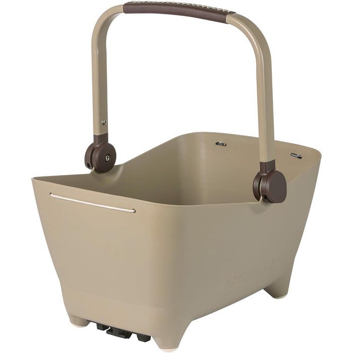 Кошик для велосипеда Basil Buddy, унісекс, дорослий, 22.5 x 22 x 43 см, коричневий