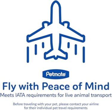 Переноска для собак Petmate Sky Kennel 28 сіра, 71×52×54 см, пластикова