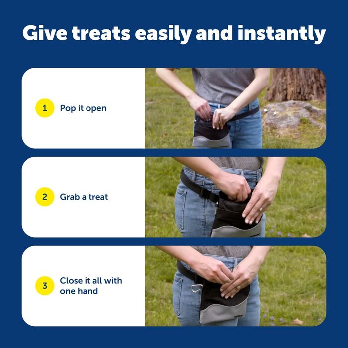 PetSafe 74144 Сумка для ласощів чорного кольору - спортивна модель