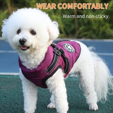 Водонепроникний зимовий одяг для собак Nordsee Pfote - тепла куртка з інтегрованим шлейкою та світловідбиваючими елементами, чорний, 5XL