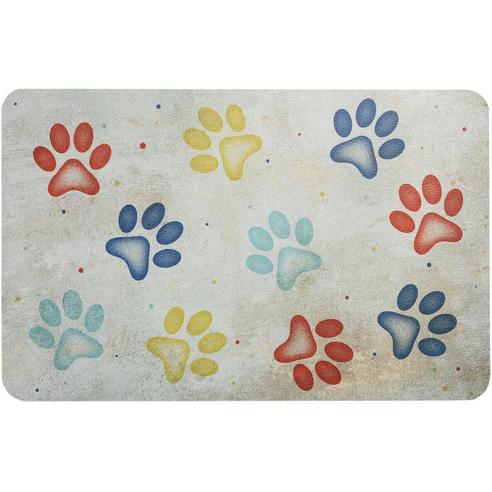 Захисна гумова підкладка Emmevi для миски, неслизька, 50x70 см, для собак та котів