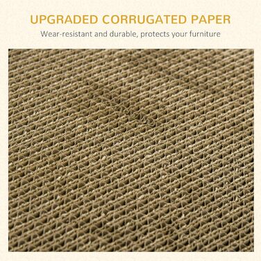 Павучок PawHut: Картонний будиночок для котів, екологічний, з когтеточкою, з гофрокартону