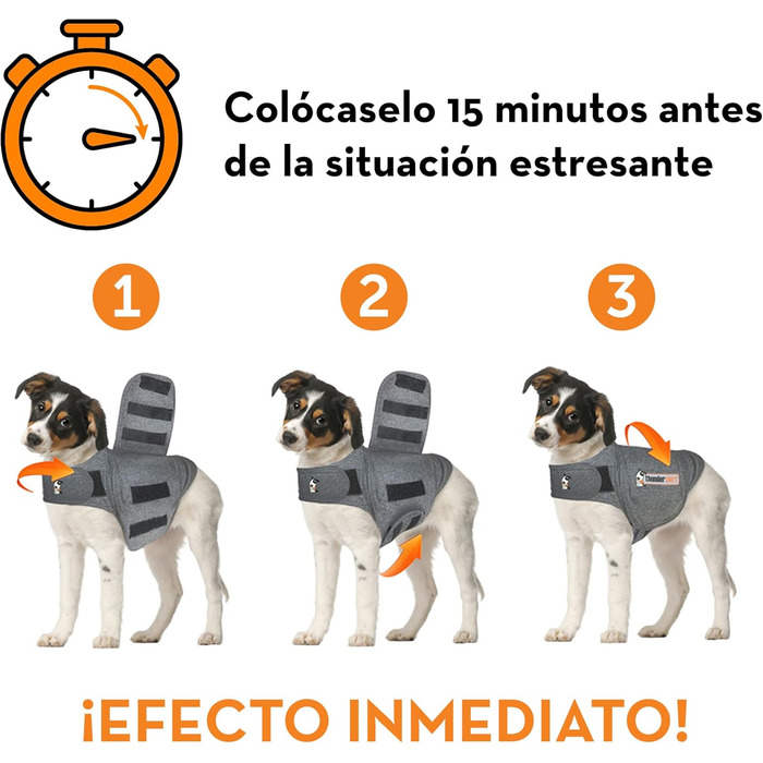 Мантіл для собак Thundershirt, сірий (XS, сірий)