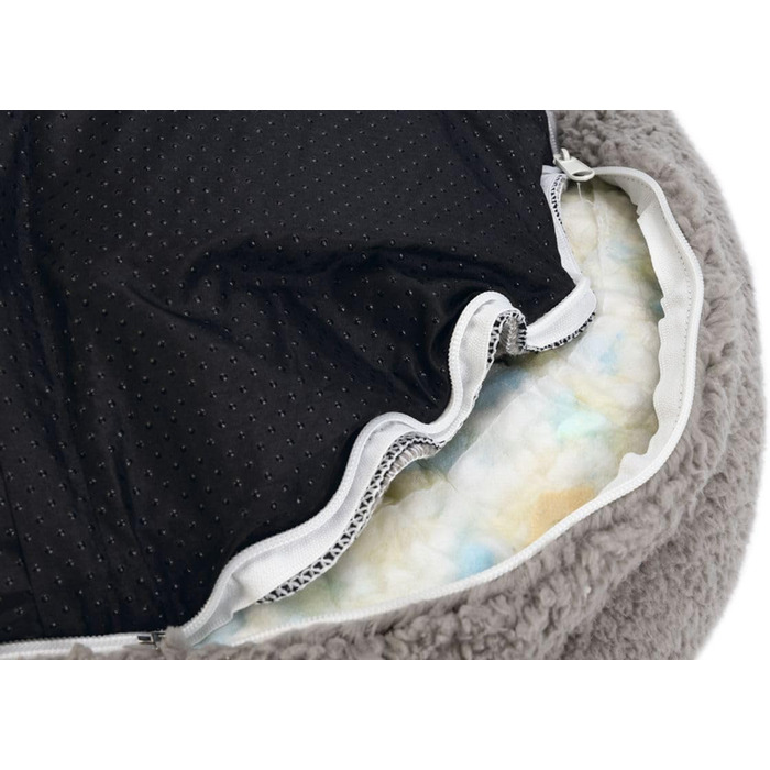 Ортопедичне ліжко для собак Beeztees Jaxx сірого кольору, 50 x 50 x 20 см