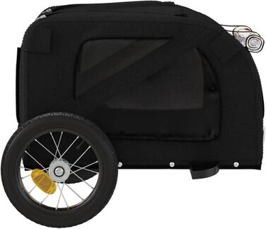 Фарм-причіп для собак Gecheer: зручний, з відбивачами, зелено-сірий, 124x53x53 см