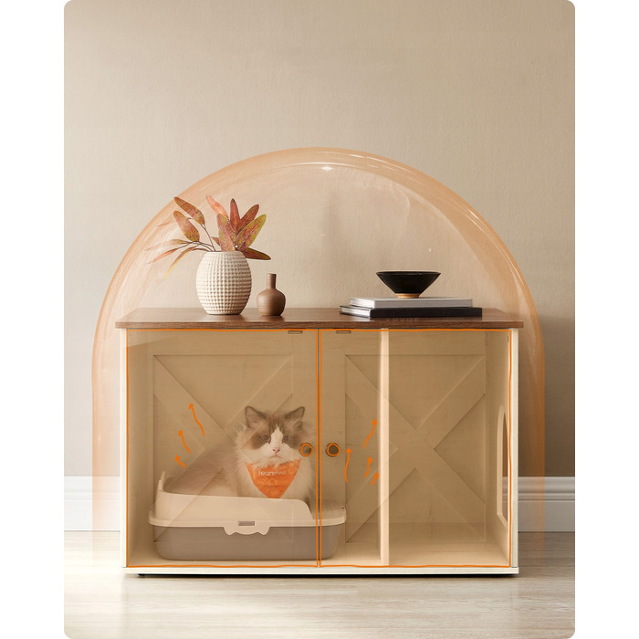 Закритий лоток-туалет для котів Songmics, 53 см x 80 см x 50 см