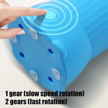 Автоматичний мийник лап для собак Acunny, електричний, USB, портативний, блакитний