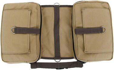 Рюкзак для собак NUOBESTY, регульований, з безпечним ременем, водонепроникний, дихаючий, для подорожей, кемпінгу, хакі