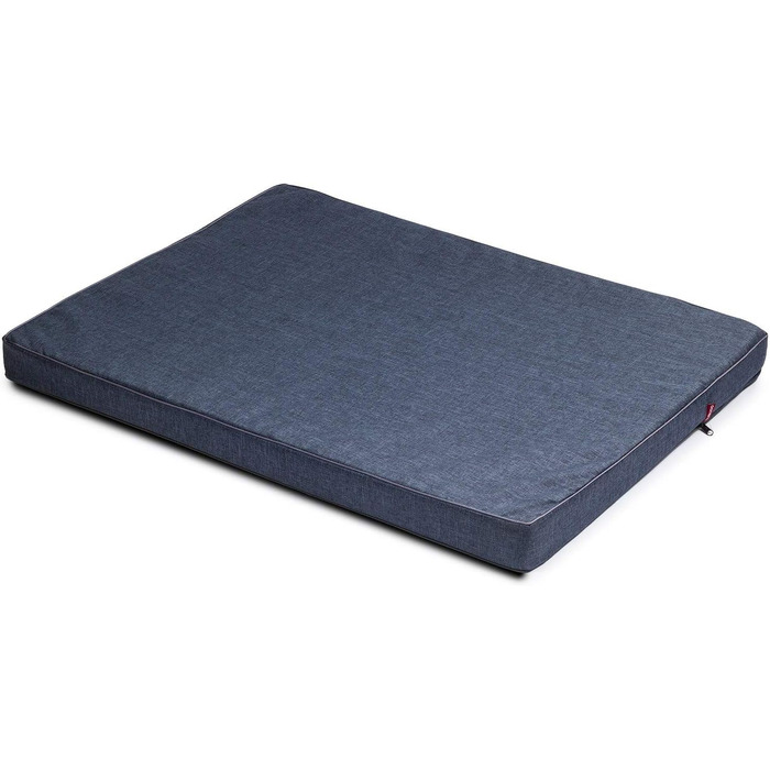 Матрац для собак | 100 x 75 x 6 см | Собаче ліжко, подушка, матрац для великих та маленьких собак | Codura, зручний, стильний, можна прати | Колір: блакитний