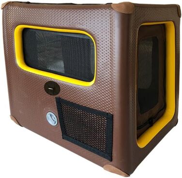 Транспортна переноска для собак Tami Backseat XS: переноска-клітка для автомобіля, автотранспортна коробка для собак, переноска для собак