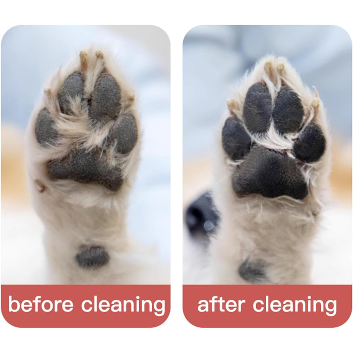 Автоматичний очисник лап для собак та котів | Електричний пристрій для чищення лап | Очищувач лап для домашніх тварин | Білий, Рожевий