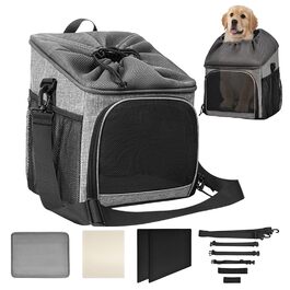 Крісло для собак на велосипеді, дихаючий кошик для собак – легка переносна сумка, просте кріплення для подорожей, гори, задній двір, магазин, кемпінг