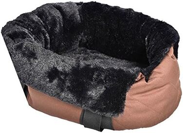 Транспортна сумка для собак Bobby, м'яка, чорна (багатокольорова, 40 см)