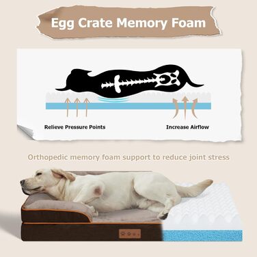 Ортопедичне собаче ліжко 